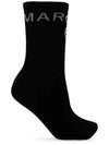 Logo Socks Black - MAISON MARGIELA - BALAAN 1
