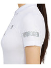 Women's Golf Picket Logo Short Sleeve PK Shirt White - HYDROGEN - BALAAN 9