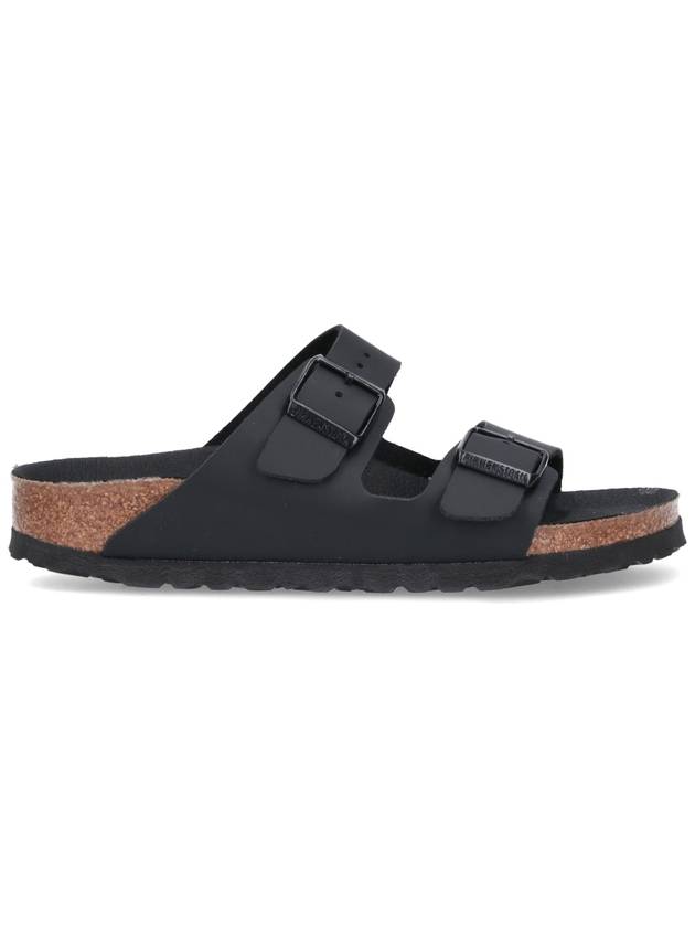 Arizona Double Buckle Slippers Black - BIRKENSTOCK - BALAAN 2