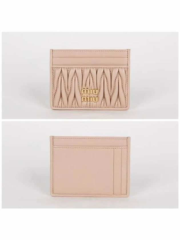 Materasse Nappa Leather Card Wallet Powder Pink - MIU MIU - BALAAN 3