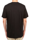 T Just Doval PJ Oval D Patch Short Sleeve T Shirt Black - DIESEL - BALAAN 6