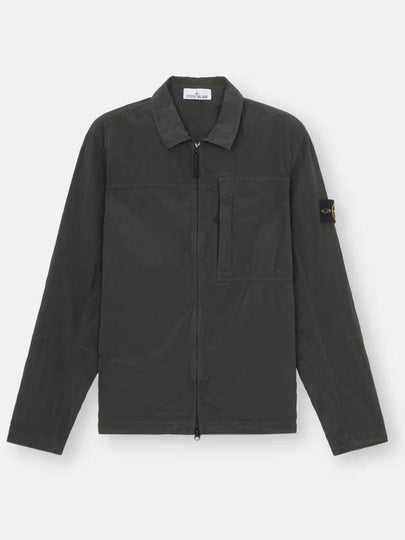 Nylon Metal Econyl Long Sleeve Shirt Grey - STONE ISLAND - BALAAN 2