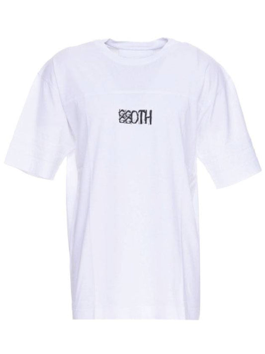 GOTH Print Cotton Short Sleeve T-Shirt White - GIVENCHY - BALAAN 1