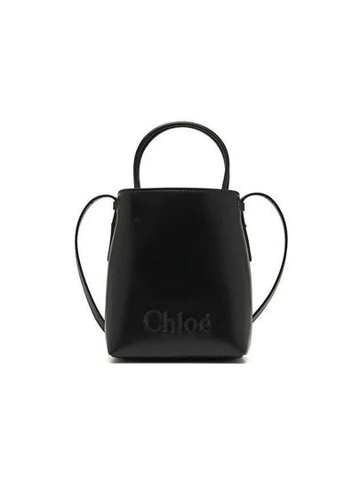 Sense Micro Calfskin Tote Bag Black - CHLOE - BALAAN 2