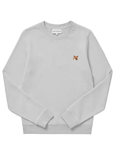 Fox Head Patch Regular Sweatshirt Grey - MAISON KITSUNE - BALAAN 2