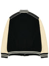 Teddy Wool Bomber Jacket Black - ROLLING STUDIOS - BALAAN 3