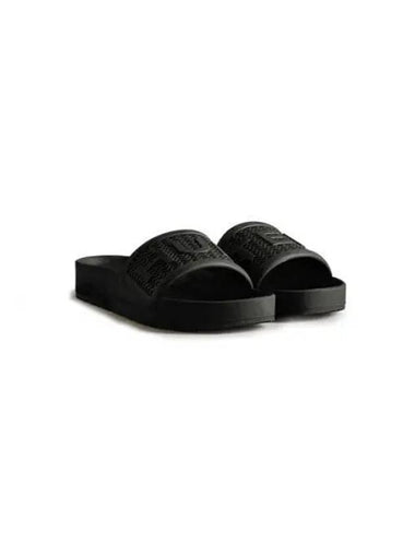 Eco Friendly Bloom Foam Slide Black WFD4031EVABLK - HUNTER - BALAAN 1