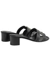 Oasis Sandals Black - HERMES - BALAAN 5