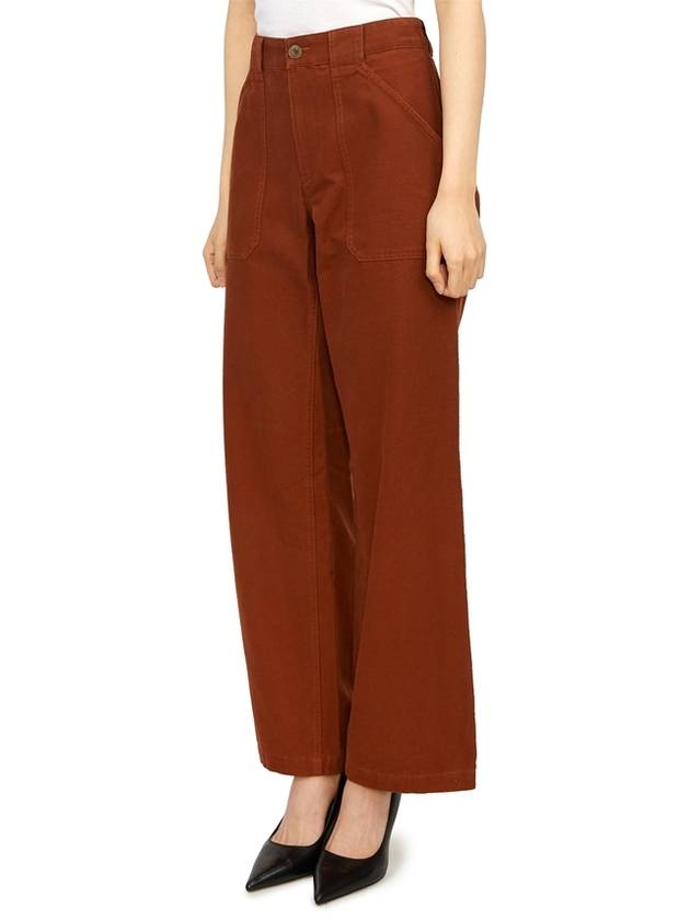 COGBJ F08421 EAF BRIQUE WOMEN PANTS - A.P.C. - BALAAN 4