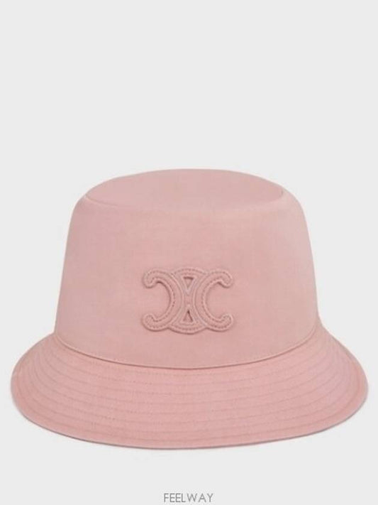 Triomphe Gabardine Cotton Bucket Hat Vintage Pink - CELINE - BALAAN 2