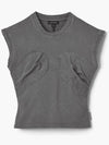 Grunge Jersey Seamed Up Tee_Steel Grey (2S4RTP030C26-058) - MARC JACOBS - BALAAN 4