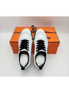 Bouncing Low Top Sneakers Blanc Noir - HERMES - BALAAN 5