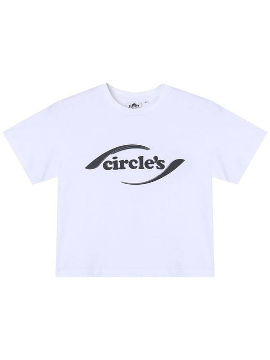 Circles New Logo Crop Tee White - BYL - BALAAN 1