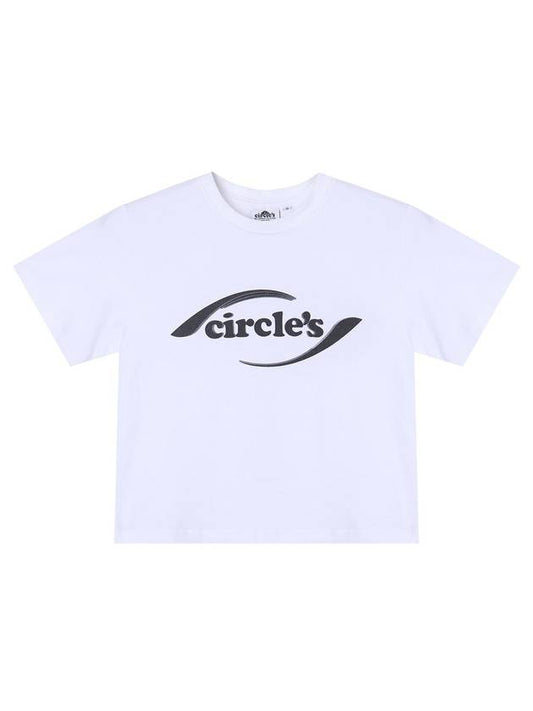 Circles New Logo Crop Tee White - BYL - BALAAN 1