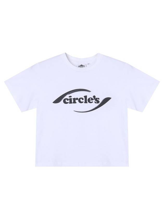 Circles New Logo Crop Tee White - BYL - BALAAN 2