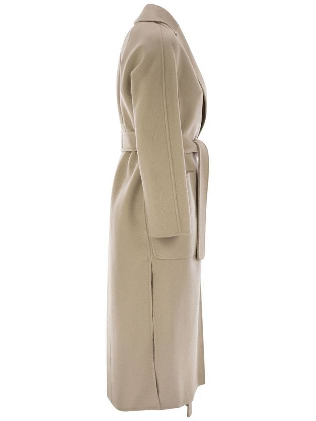 Amore Wool Cashmere Single Coat Beige - S MAX MARA - BALAAN 4