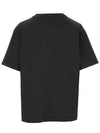 Logo Crew Neck Short Sleeve T-Shirt Black - ACNE STUDIOS - BALAAN 4