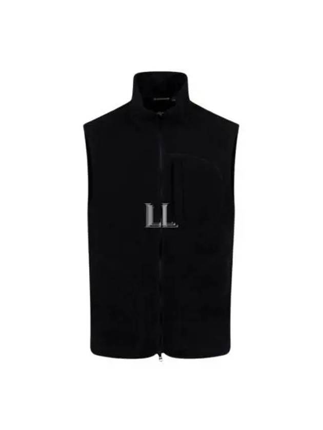 Men's Duncan Wool Fleece Vest Black - J.LINDEBERG - BALAAN 2