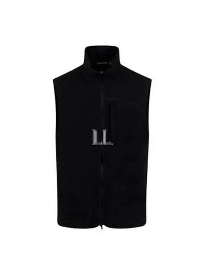 Men's Duncan Wool Fleece Vest Black - J.LINDEBERG - BALAAN 2