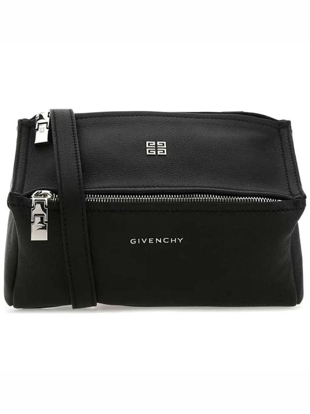 Pandora Small Grained Leather Shoulder Bag Black - GIVENCHY - BALAAN 4