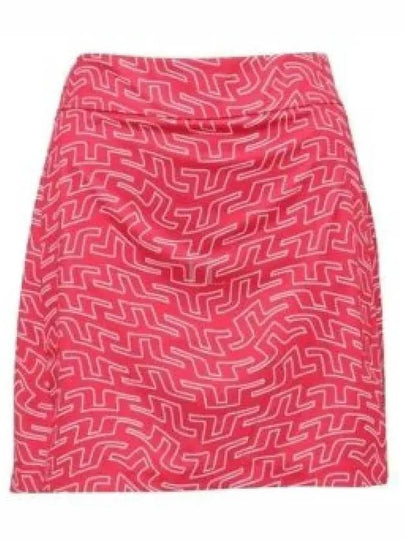 Women's Amelie Print Skirt Pink - J.LINDEBERG - BALAAN 2