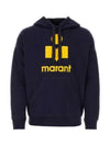 Miley Big Logo Hoodie Navy - ISABEL MARANT - BALAAN 2