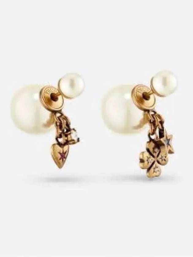 Tribales Earrings Gold - DIOR - BALAAN 2