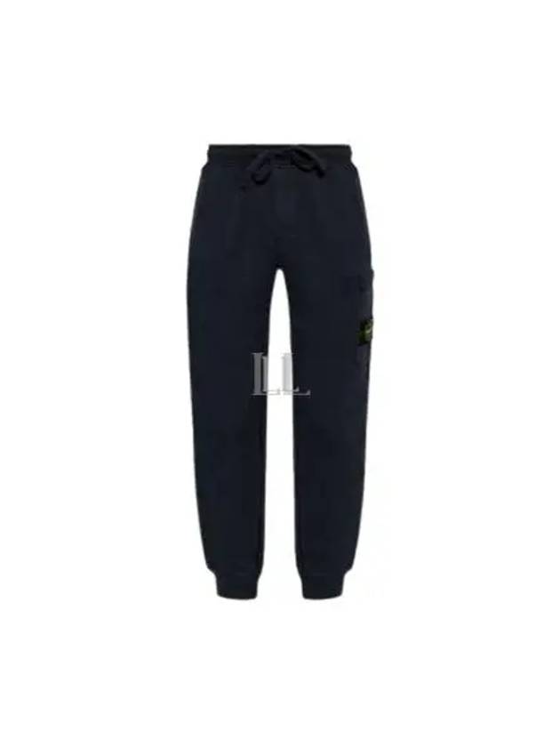 Compass Badge Capered Track Pants Navy - STONE ISLAND - BALAAN 2