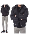 Men's Graffiti Bag Logo Puffer Padded Black - ALEXANDER MCQUEEN - BALAAN.