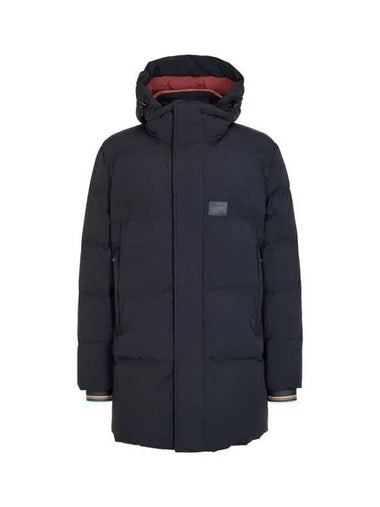 Striped trim duck down padded coat black 270330 - PAUL SMITH - BALAAN 1