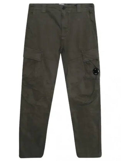 Lens Patch Stretch Satin Cargo Straight Pants Ivy Green - CP COMPANY - BALAAN 2