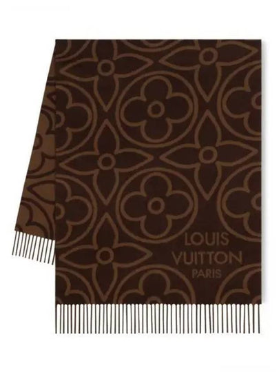 Women's LV In Bloom Scarf Brown - LOUIS VUITTON - BALAAN 2