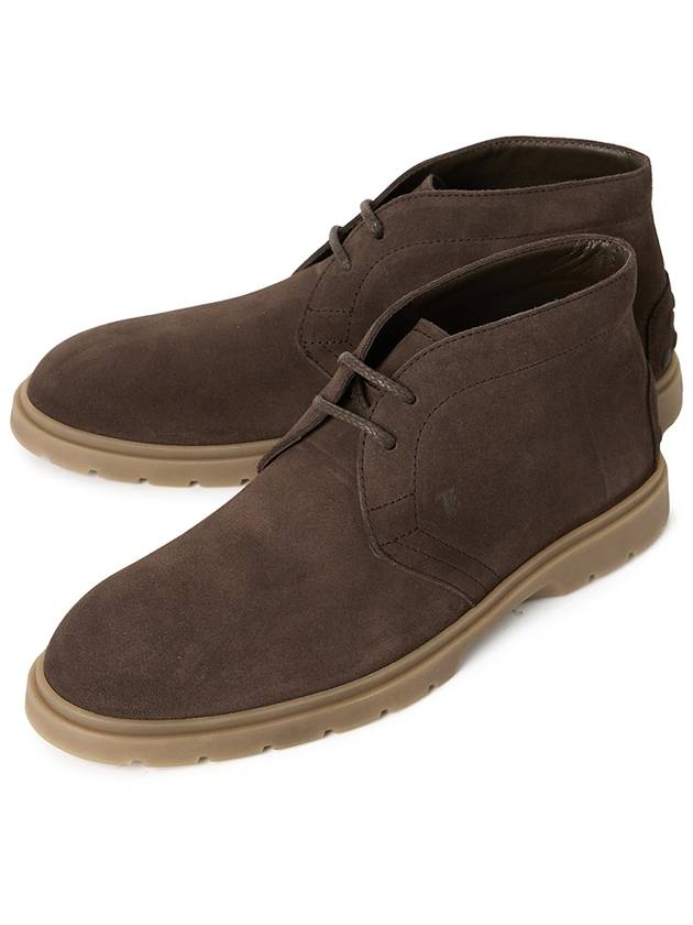 Suede Desert Winter Boots Brown - TOD'S - BALAAN 2