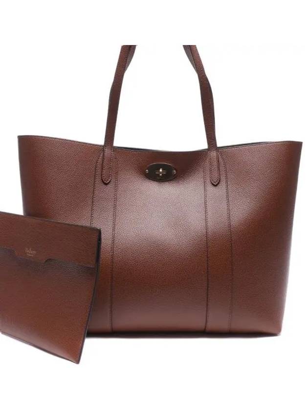 Bayswater Small Classic Grain Leather Tote Bag Oak - MULBERRY - BALAAN 2