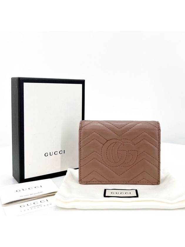 GG Marmont Matelasse Women s Card Wallet 443125 - GUCCI - BALAAN 3