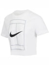 Genuine W Court Heritage Dry Fit Crop Top FQ6612 100 - NIKE - BALAAN 2