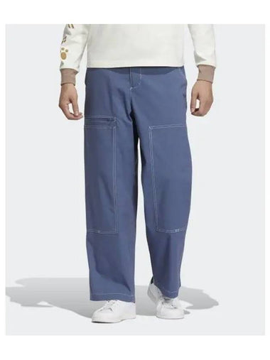 adidas WW Woven Pants Blue HY7250 - ADIDAS - BALAAN 1