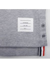 RWB Trimmed Cotton Short Sleeve T-Shirt Grey - THOM BROWNE - BALAAN 5