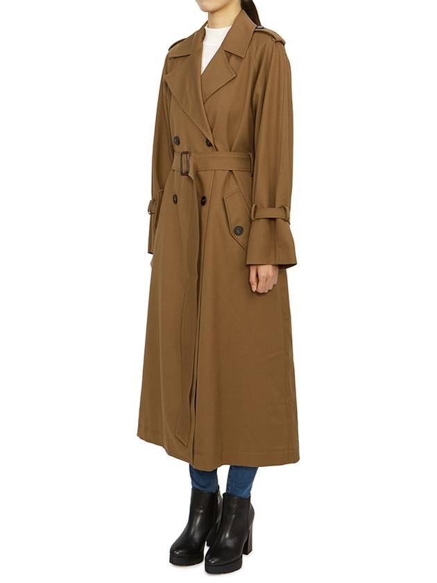 Barni Trench Coat Brown - MAX MARA - BALAAN 3