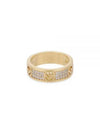 F Is Fendi Crystal Ring Gold - FENDI - BALAAN 2