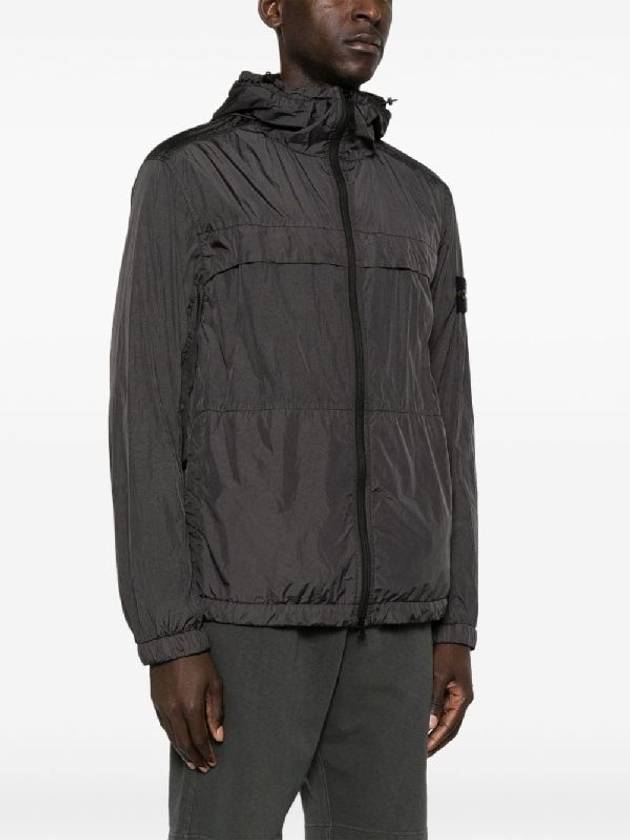 Garment Dyed Crinkle Reps R-Nylon Jacket Grey - STONE ISLAND - BALAAN 3