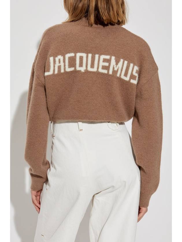 Jacquemus Wool Sweater, Women's, Brown - JACQUEMUS - BALAAN 4