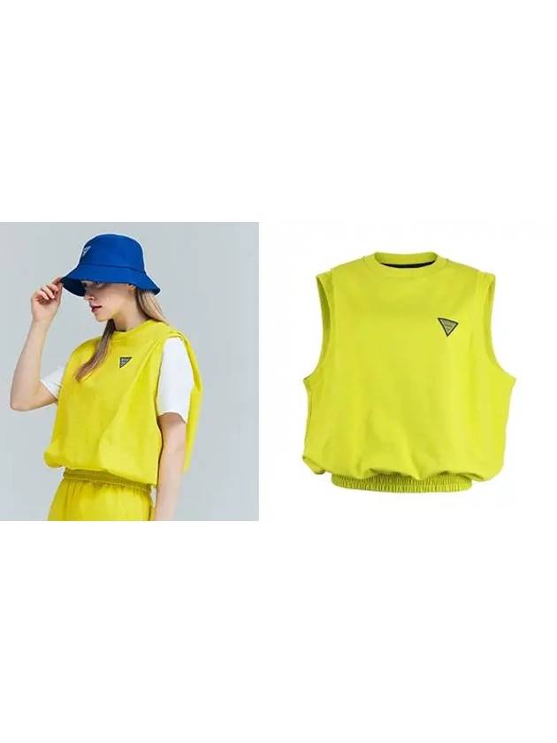 Golf Tennis Overfit Vest Vest Yellow - AVAVE - BALAAN 3