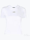 Le Gros Grain Short Sleeve T-Shirt White - JACQUEMUS - BALAAN 2