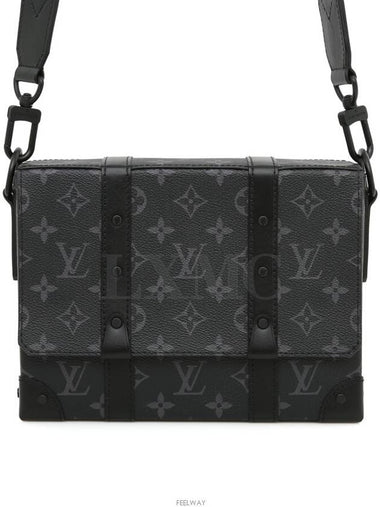 M57726 Trunk Messenger Monogram Eclipse Cross Bag - LOUIS VUITTON - BALAAN 1