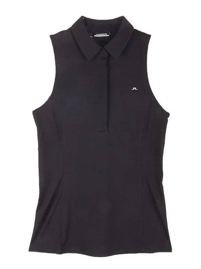 Women's Dena Polo Sleeveless Black - J.LINDEBERG - BALAAN 2