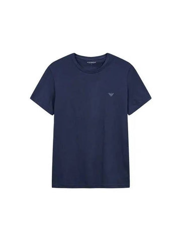 UNDERWEAR Men s Mini Eagle Logo Lounge T Shirt Marine - EMPORIO ARMANI - BALAAN 1