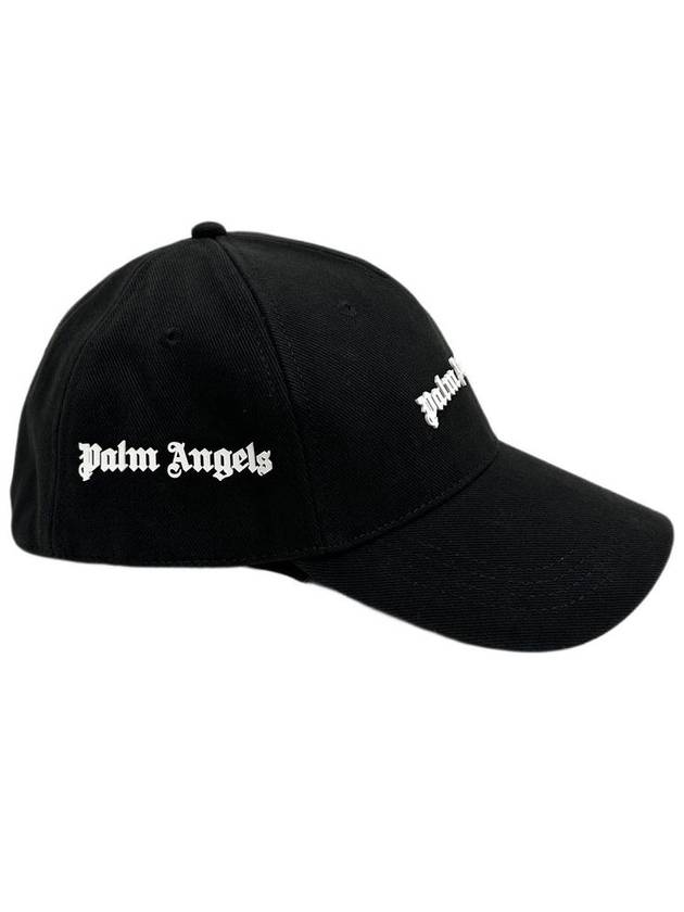 Classic Logo Ball Cap Black - PALM ANGELS - BALAAN 4