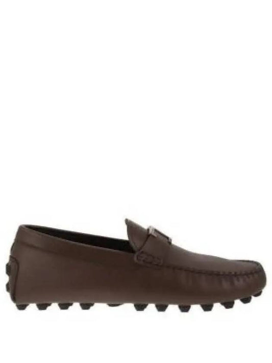 Men's Macro Rubber Driving Shoes Brown - TOD'S - BALAAN 2