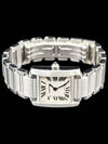 Cartier W51008Q3 Steel Quartz Tank Francaise Small Women s Watch - CARTIER - BALAAN 4